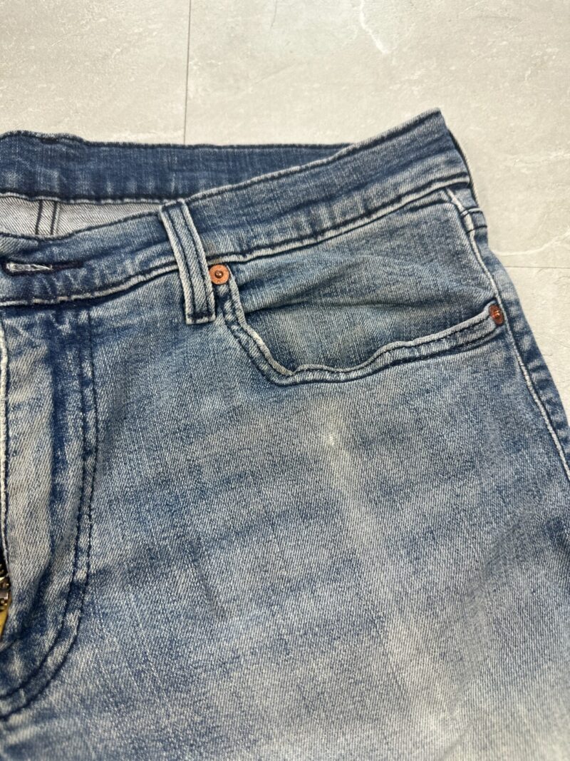 Levi's 511 Slim Fit Men's Jeans W34 L34 Light Blue Wash Denim Red Tab Zip Fly