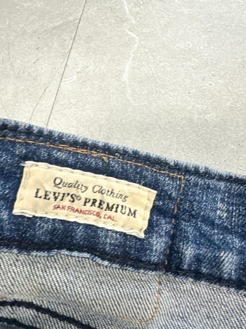 Levi's 511 Slim Fit Men's Jeans W34 L34 Light Blue Wash Denim Red Tab Zip Fly