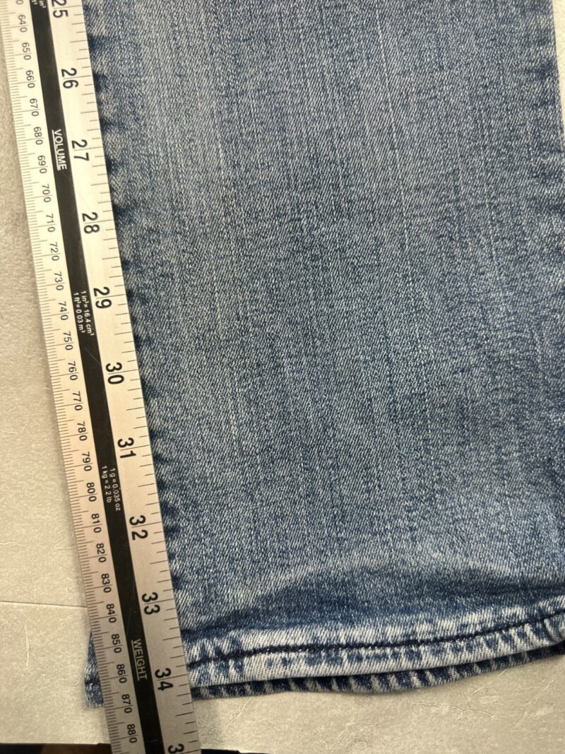 Levi's 511 Slim Fit Men's Jeans W34 L34 Light Blue Wash Denim Red Tab Zip Fly