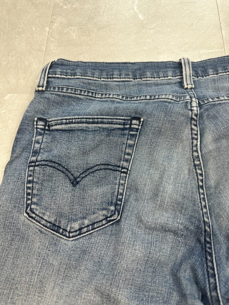 Levi's 511 Slim Fit Men's Jeans W34 L34 Light Blue Wash Denim Red Tab Zip Fly