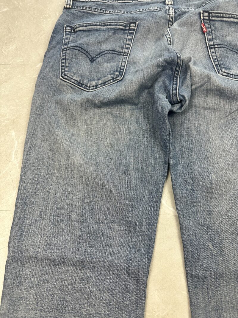 Levi's 511 Slim Fit Men's Jeans W34 L34 Light Blue Wash Denim Red Tab Zip Fly