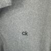Calvin Klein Golf Mens Grey Polo Shirt CK Logo Short Sleeve Size M BNWT