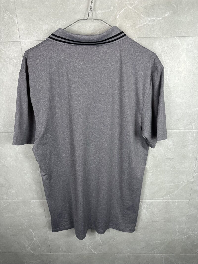 Calvin Klein Golf Mens Grey Polo Shirt CK Logo Short Sleeve Size M BNWT