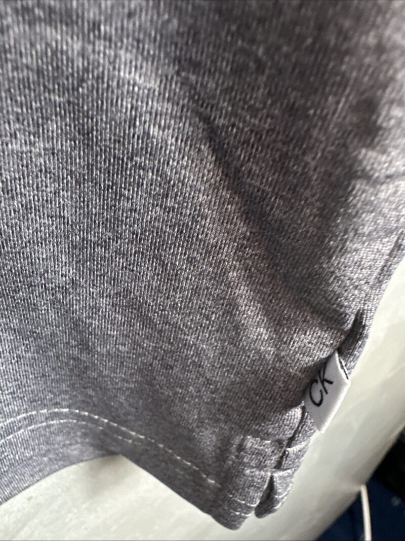 Calvin Klein Golf Mens Grey Polo Shirt CK Logo Short Sleeve Size M BNWT