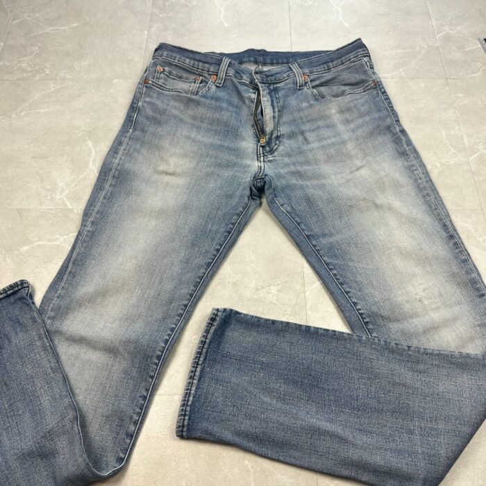 Levi's 511 Slim Fit Men's Jeans W34 L34 Light Blue Wash Denim Red Tab Zip Fly