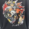 Naruto Shippuden Anime T-Shirt Black Graphic Tee XL Manga Character Top VIZ Medi